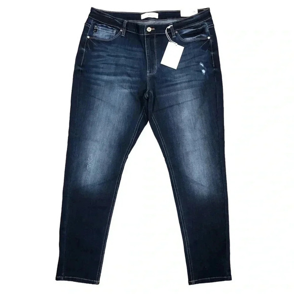 NWT KanCan Mendy Mid Rise Super Skinny Jeans Women’s Size‎ 2XL Stretch - Picture 2 of 8